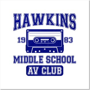 Hawkins AV Posters and Art